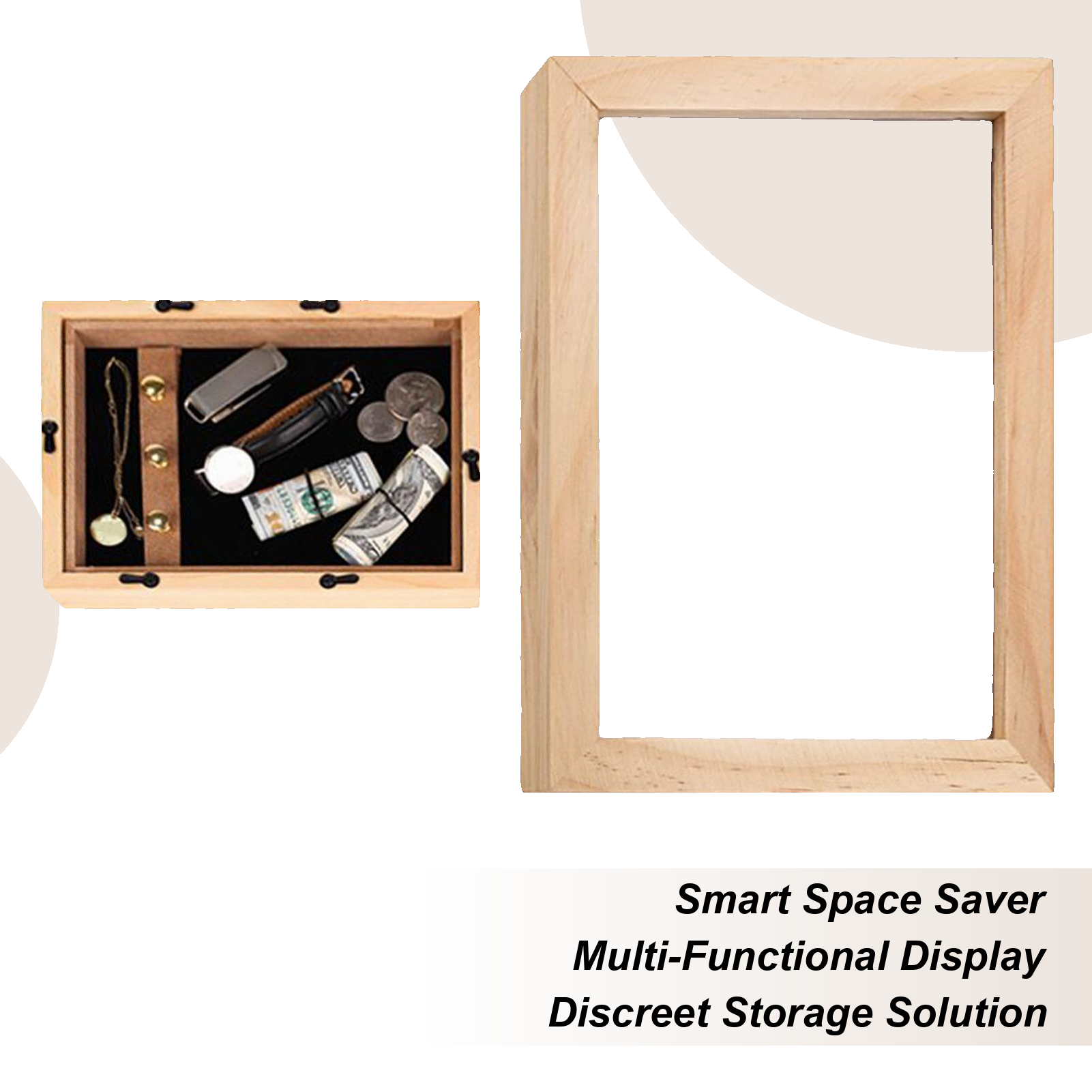 Home Office For Passport - Portable Photo Frame Spacious Safe Discreet