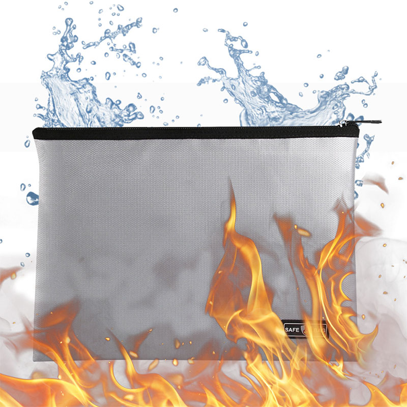 Home Office For Passport - 1pc Waterproof Fireproof Document Bag Flameproof