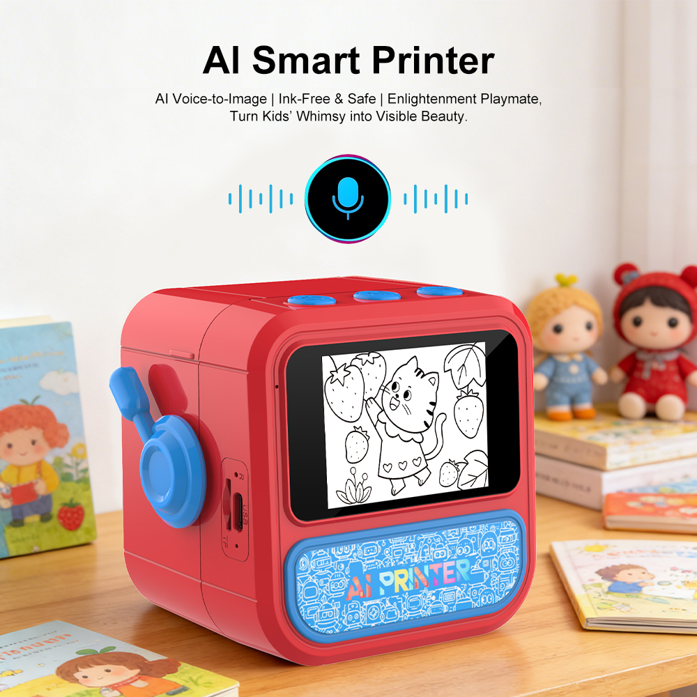 Home Office Printer - Smart AI Voice Mini Thermal Printer