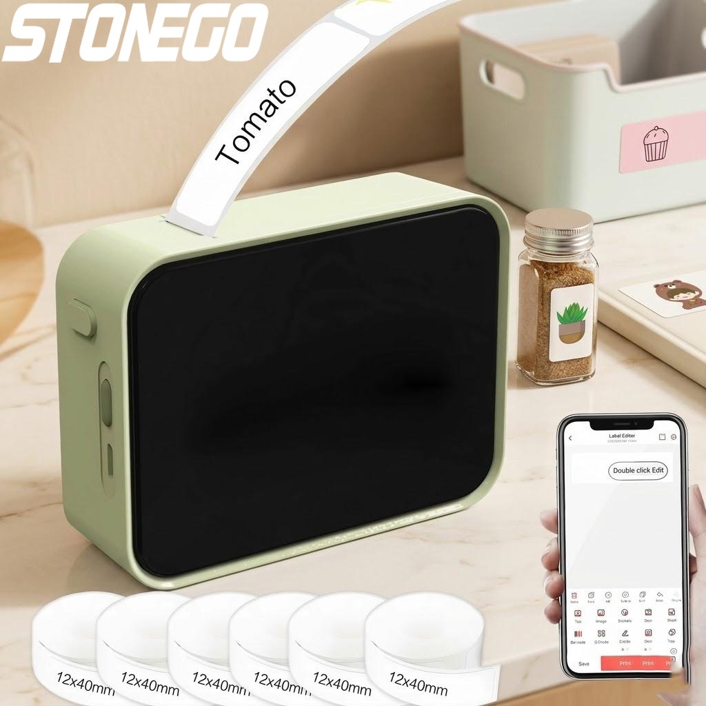 Home Office Printer - Wireless Portable Label Printer Machine for