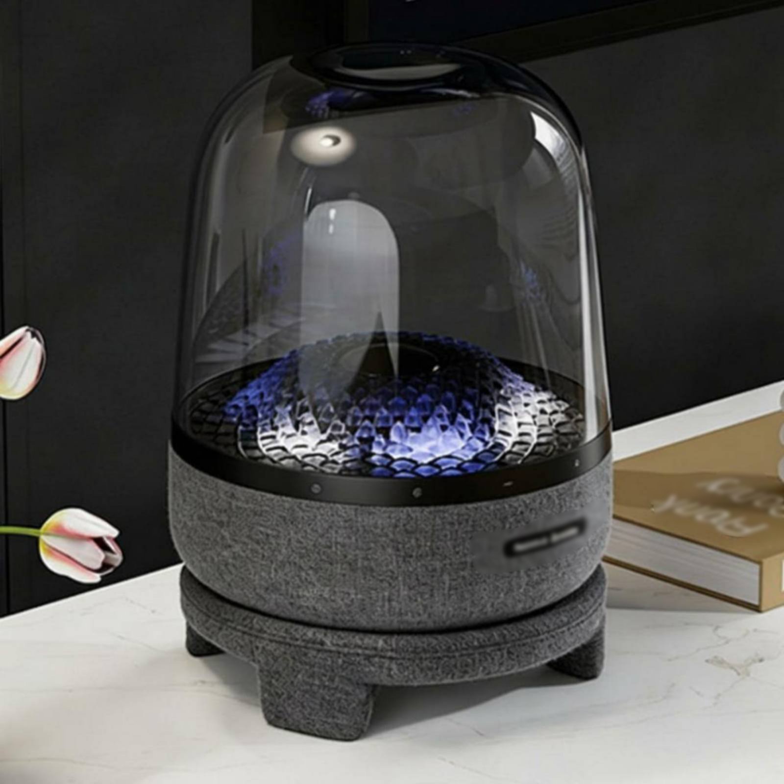 Home Office Minimalist - Aura Studio Stand Antivibration-Dampening Harman Kardon