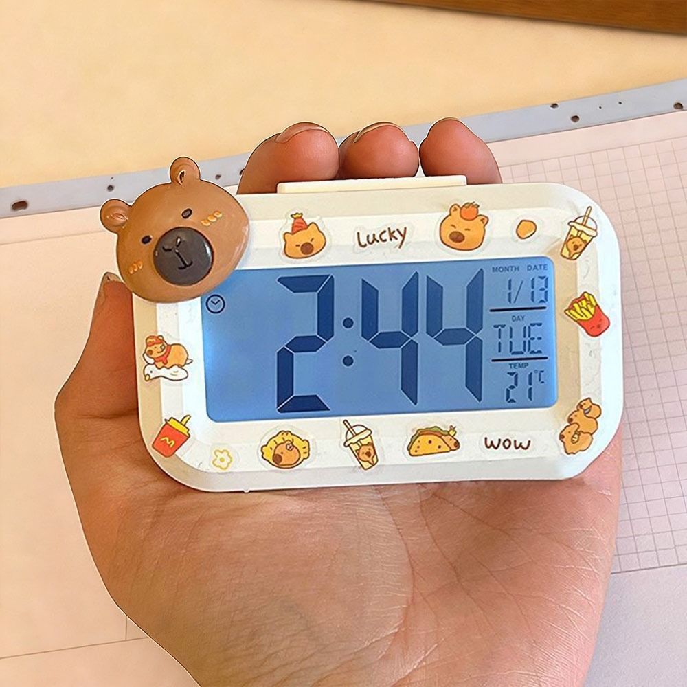 Led Desk Clock - DIY Cartoon LED Digital Clock Mini