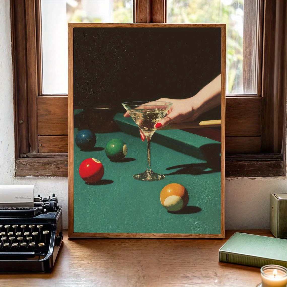 1pc Vintage Billiards Cocktail - đánh giá và giá Home Office Minimalist