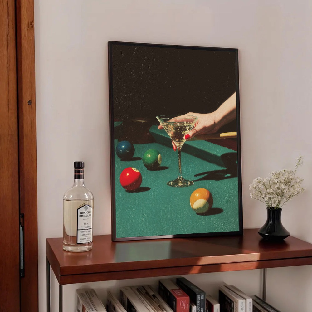 1pc Vintage Billiards Cocktail - đánh giá và giá Home Office Minimalist