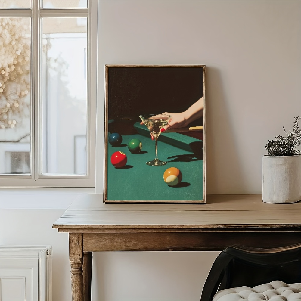 1pc Vintage Billiards Cocktail - đánh giá và giá Home Office Minimalist