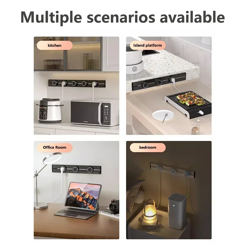 40cm 50cm Track Socket Wall Po - đánh giá và giá Power Strip Desk