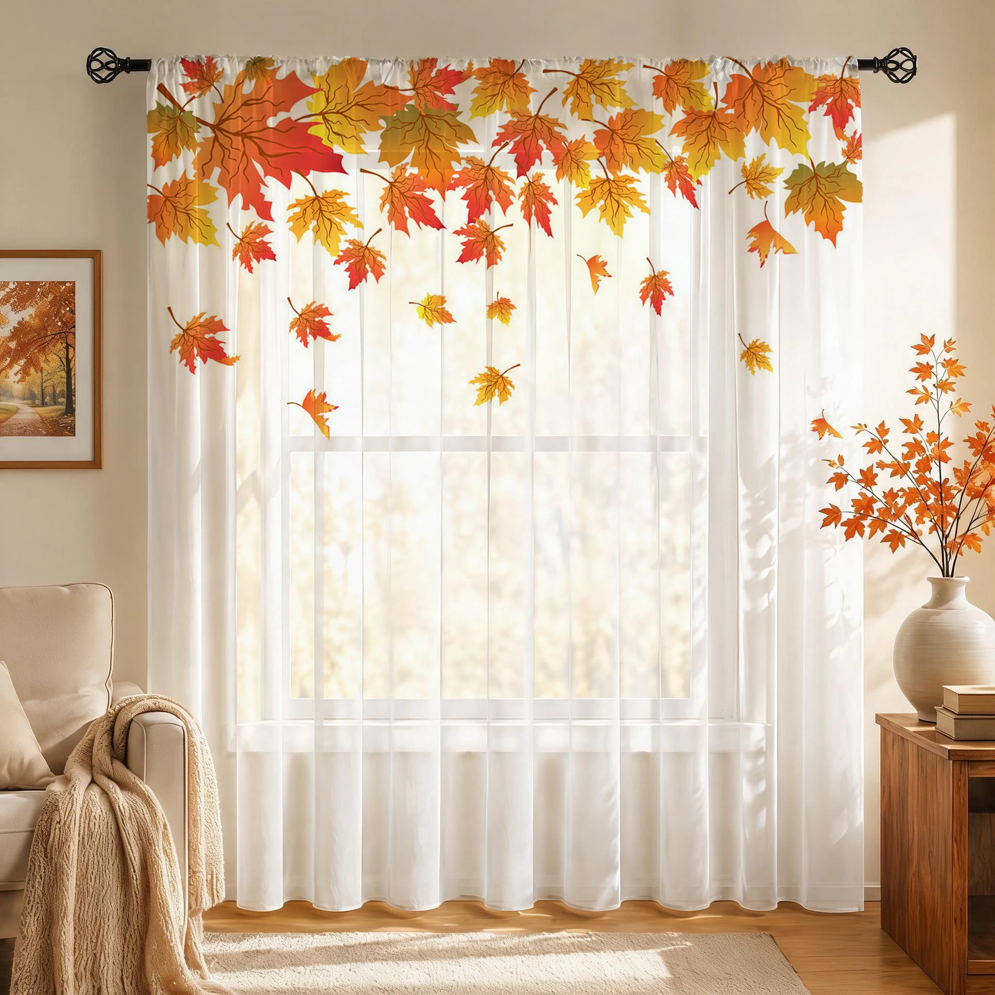 Maple leaf Modern Gradient She - đánh giá và giá Home Office With Plants