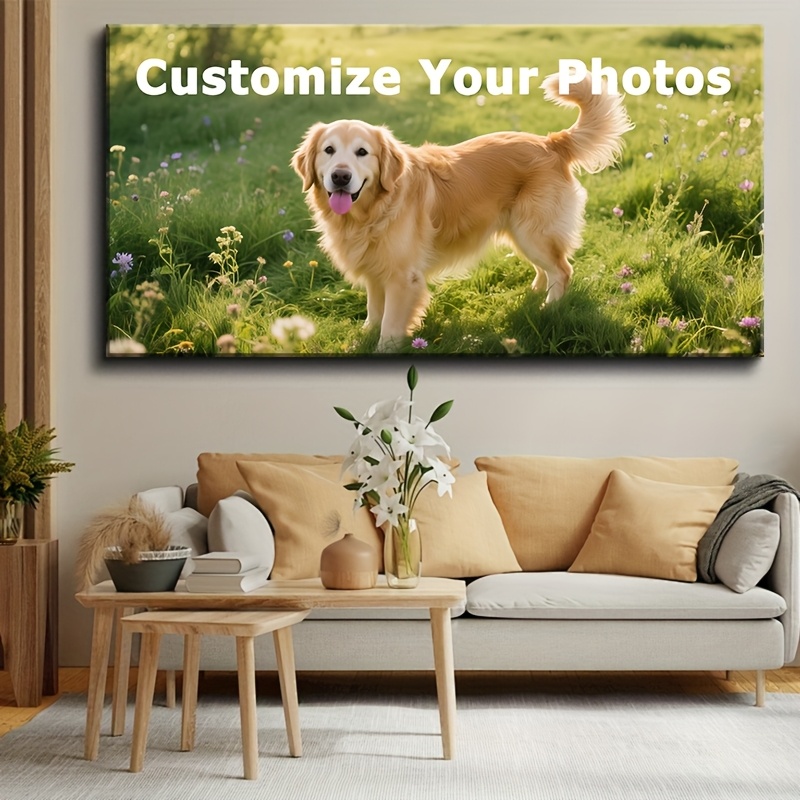 1pc Personalized Custom Photo  - đánh giá và giá Home Office In Living Room