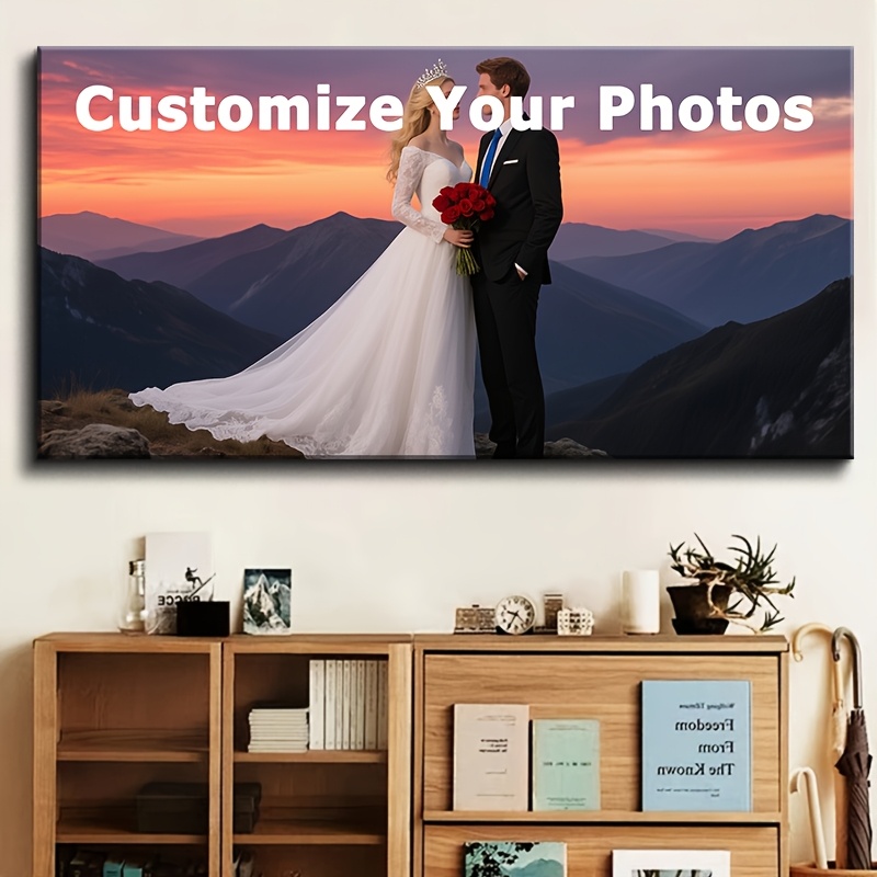 1pc Personalized Custom Photo  - đánh giá và giá Home Office In Living Room