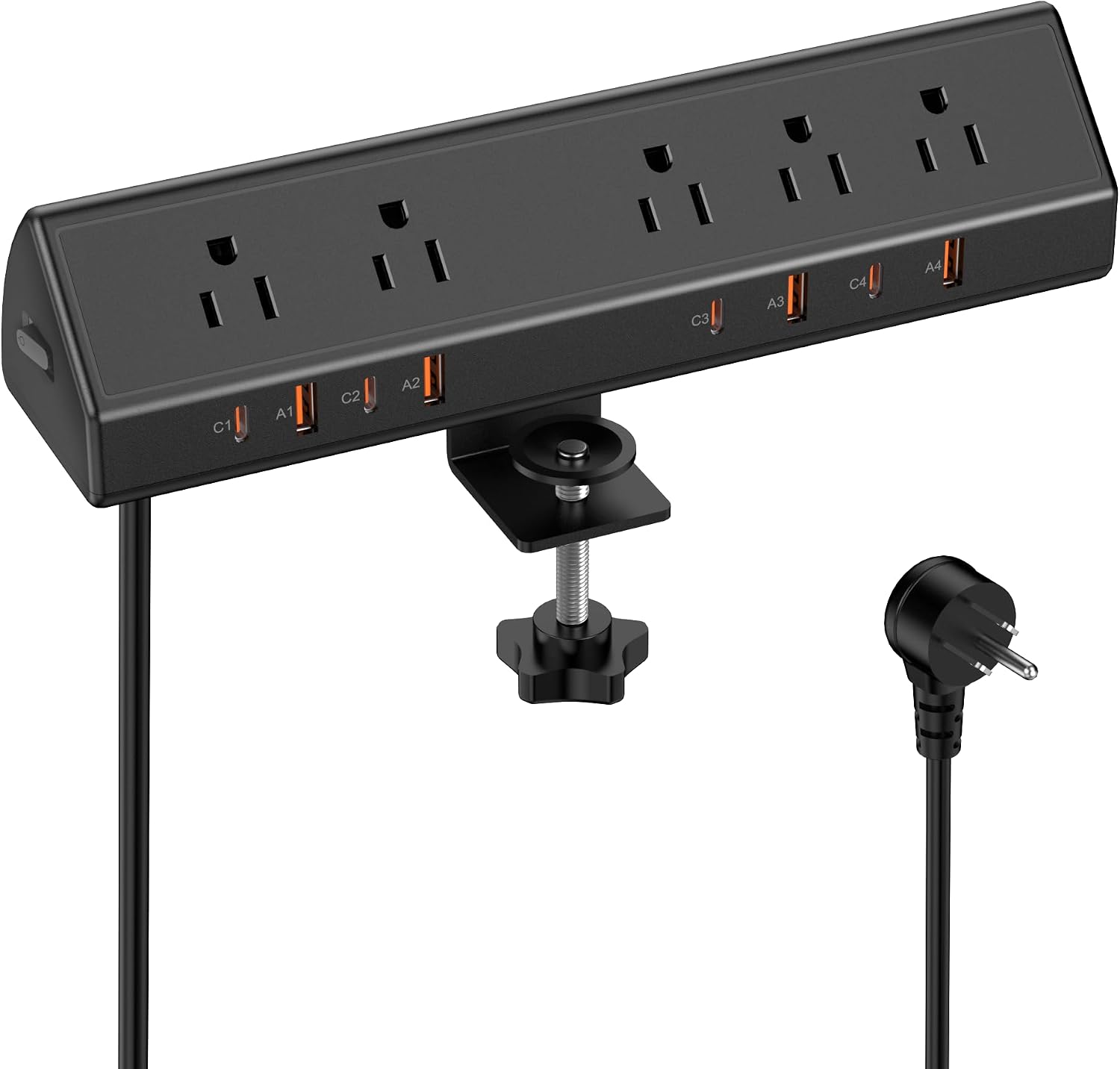 Desk Clamp Power Strip, 65W Fa - đánh giá và giá Power Strip Desk