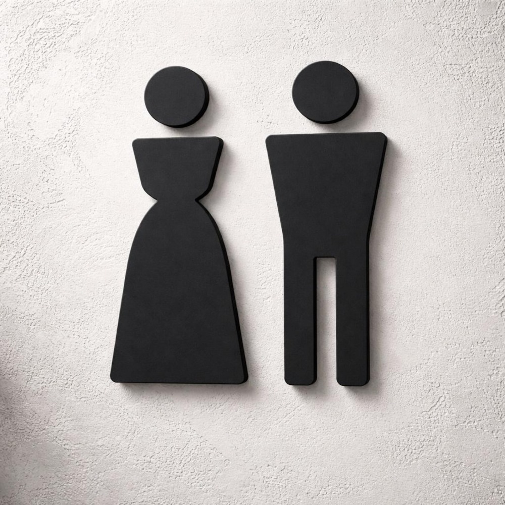 Minimalist 3D Printed Male Fem - đánh giá và giá Home Office Icon