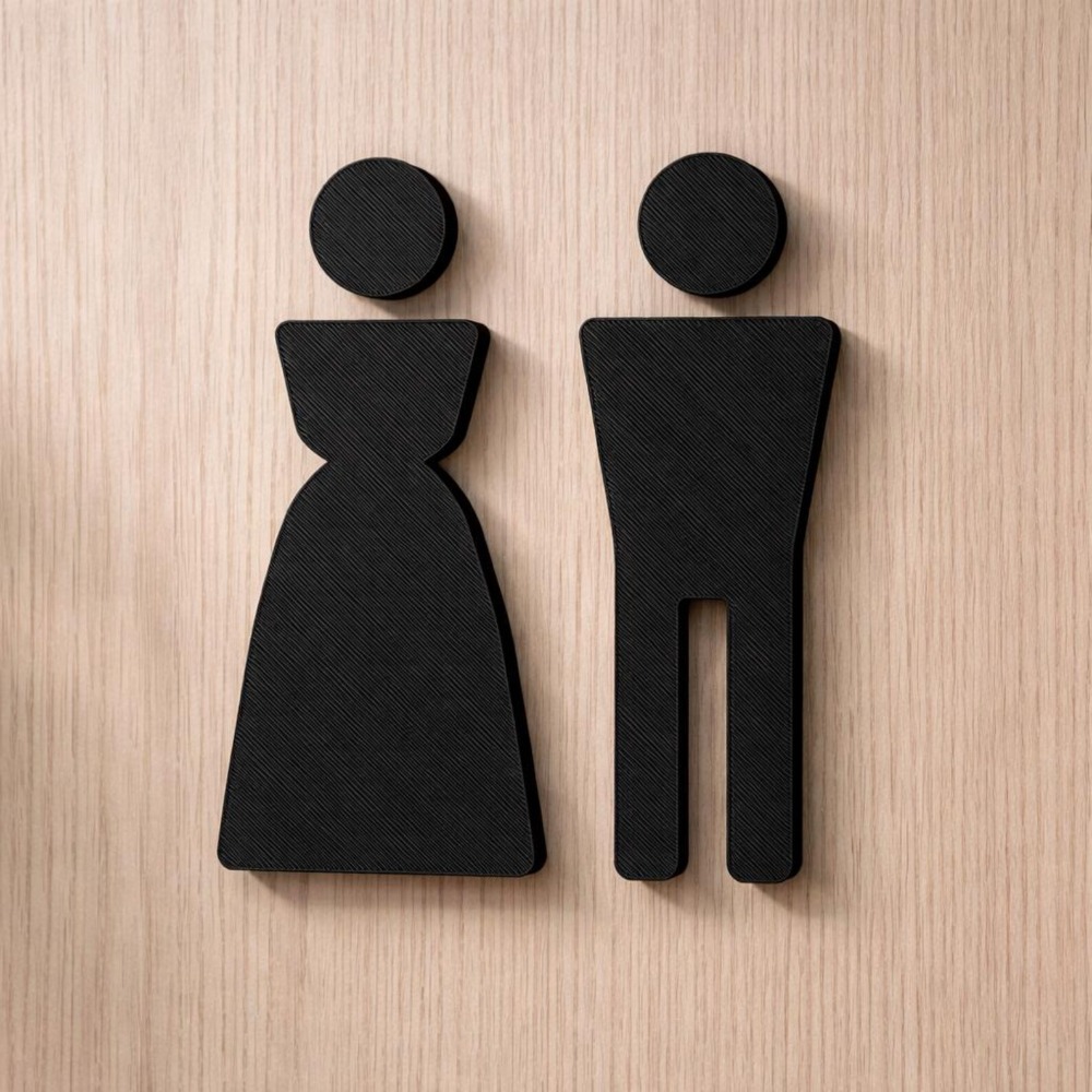 Minimalist 3D Printed Male Fem - đánh giá và giá Home Office Icon