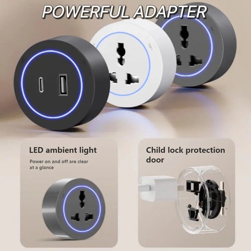 Hidden Wall Socket Power Rail  - đánh giá và giá Power Strip Desk