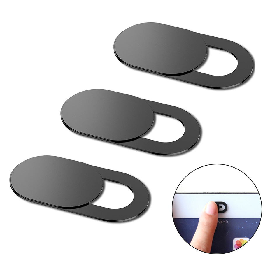 3pcs Black Plastic Webcam Cove - đánh giá và giá Home Office Laptop