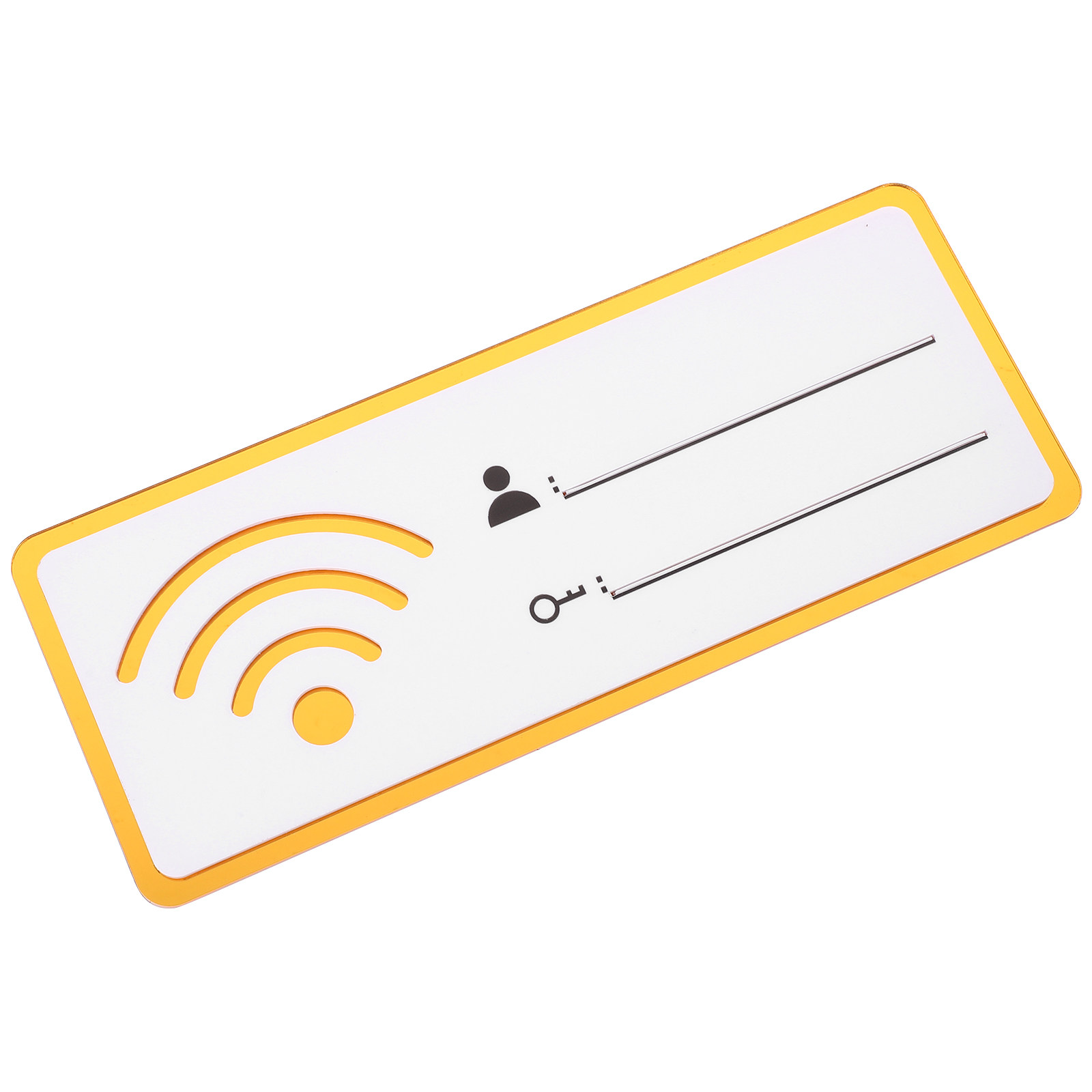 Acrylic WiFi Password Sign Wal - đánh giá và giá Home Office Updates