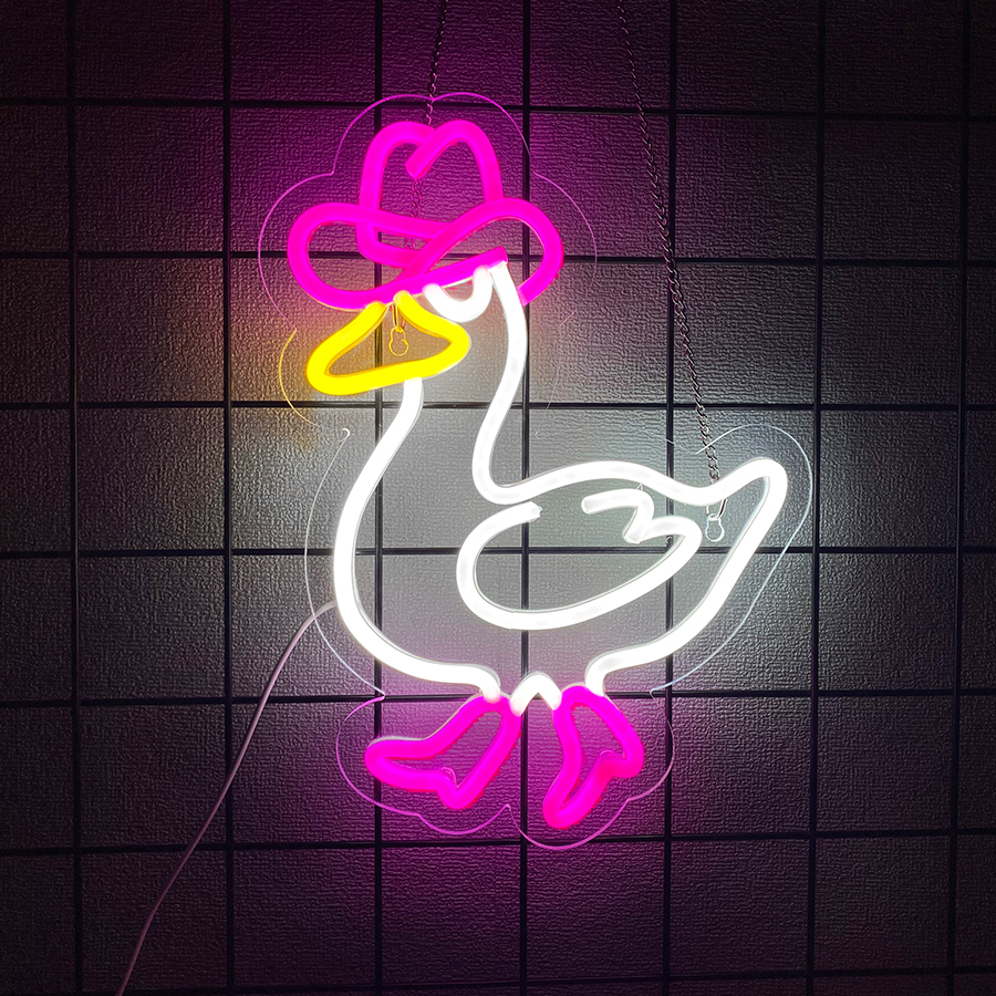 Cowboy Duck Led Neon Signs, Cu - đánh giá và giá Home Office Icon