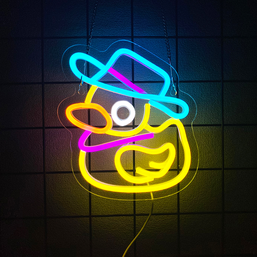 Cowboy Duck Led Neon Signs, Cu - đánh giá và giá Home Office Icon