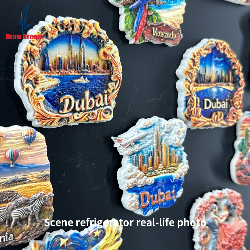 1Pc Dubai Creative 3D Refriger - đánh giá và giá Home Office Dubai
