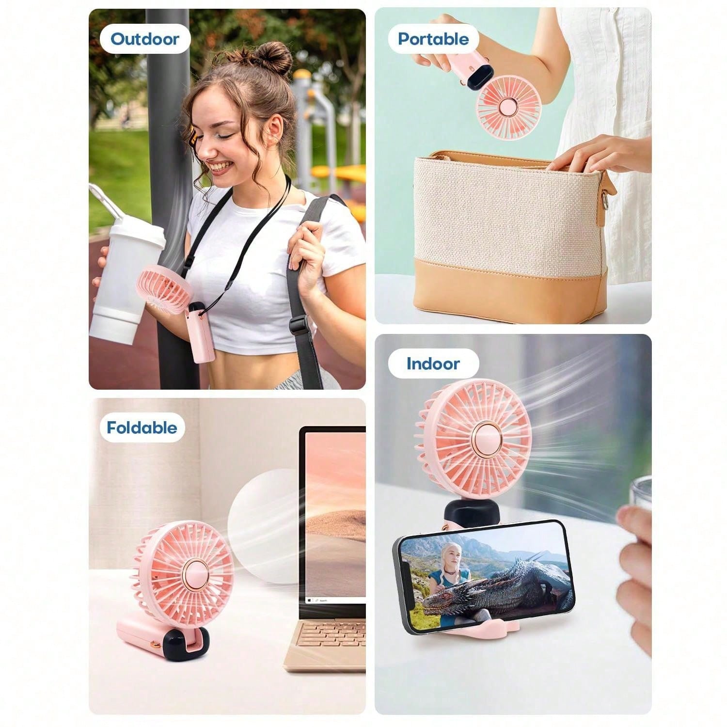 1pc Mini Handheld Electric Fan - đánh giá và giá Standing Desk Electric