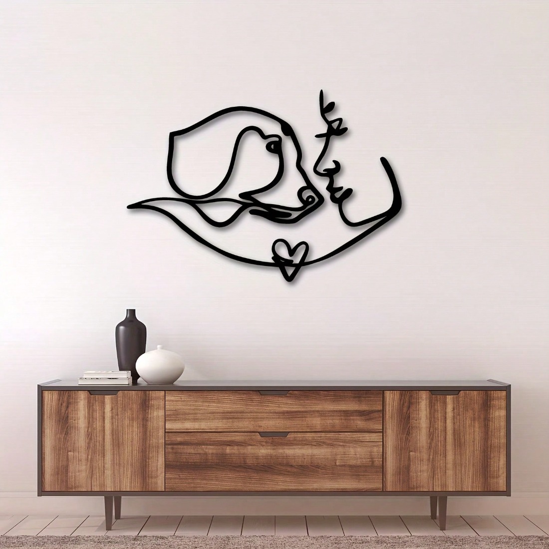 MageModern Dog Wall Art Iron S - đánh giá và giá Home Office Minimalist