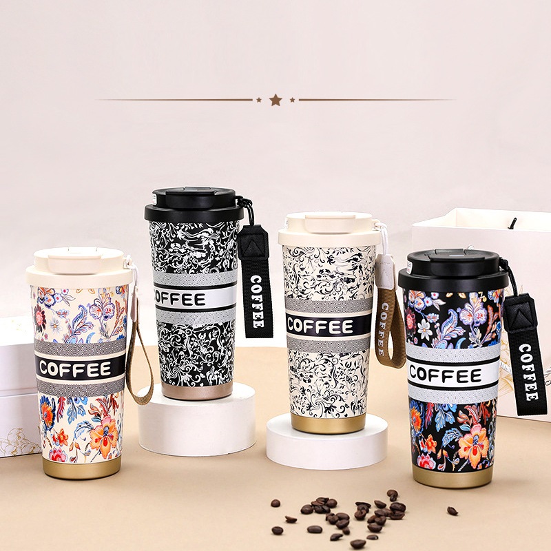 Steel Vacuum Straw Coffee Cup  - đánh giá và giá Home Office Hours