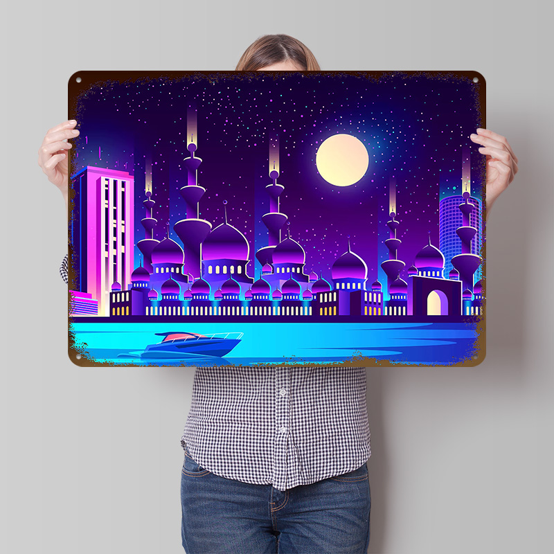 Synthwave Neon City Dubai Meta - đánh giá và giá Home Office Dubai