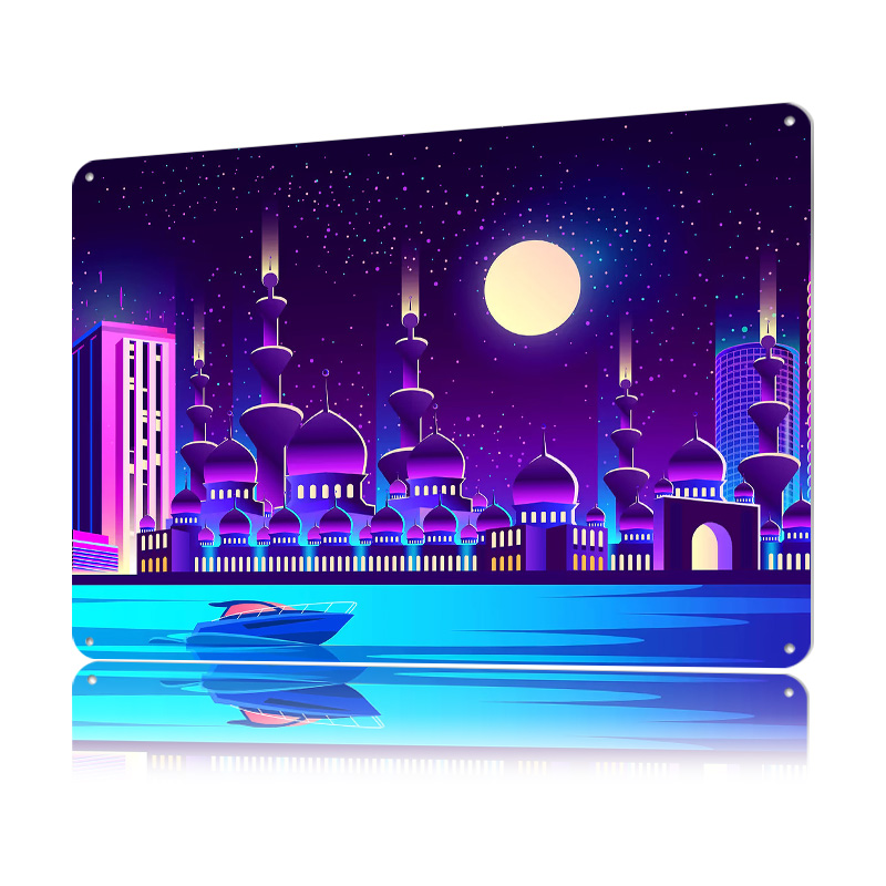 Synthwave Neon City Dubai Meta - đánh giá và giá Home Office Dubai