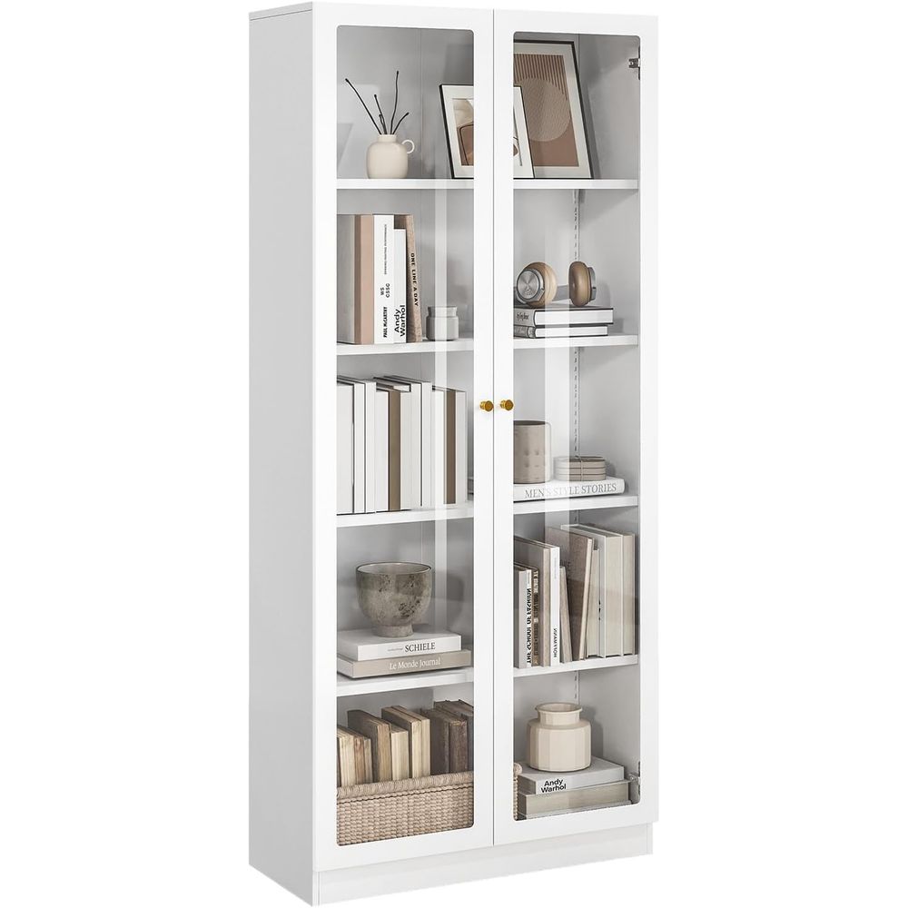 70.87 Tall Metal Bookshelf, 5- - đánh giá và giá Home Office In Living Room