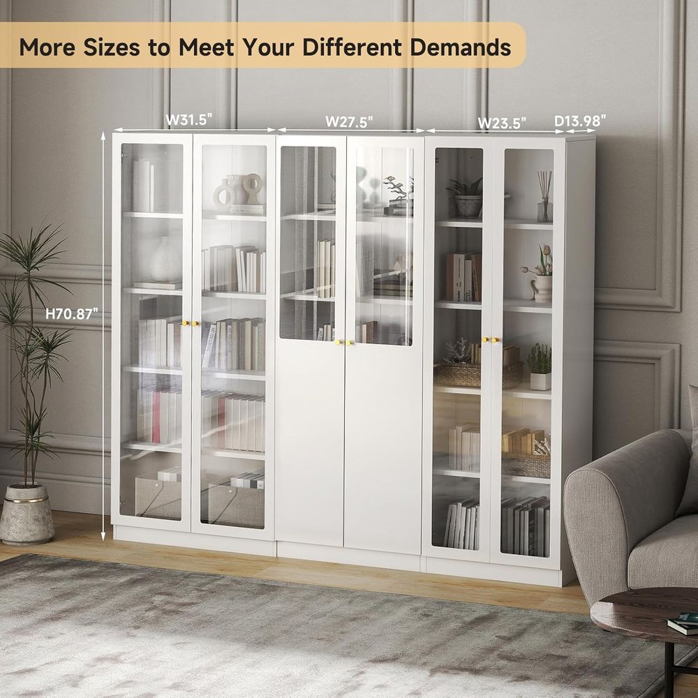 70.87 Tall Metal Bookshelf, 5- - đánh giá và giá Home Office In Living Room