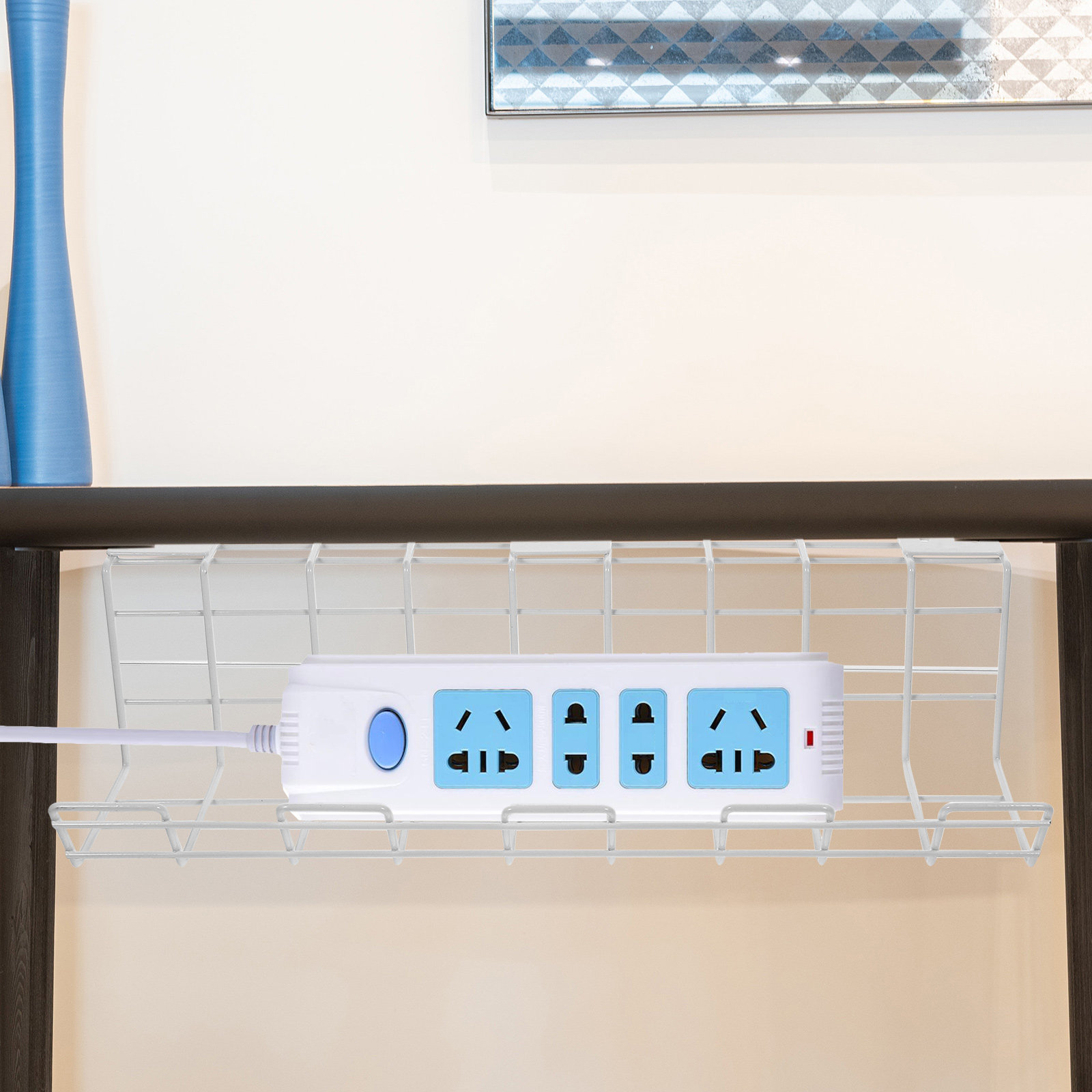 2Pcs Under Desk Cable Organize - đánh giá và giá Power Strip Desk
