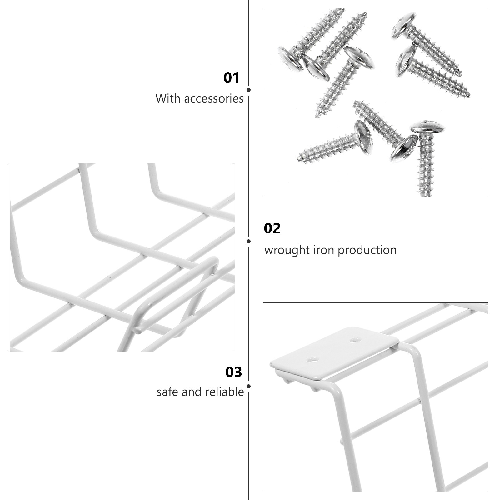 2Pcs Under Desk Cable Organize - đánh giá và giá Power Strip Desk
