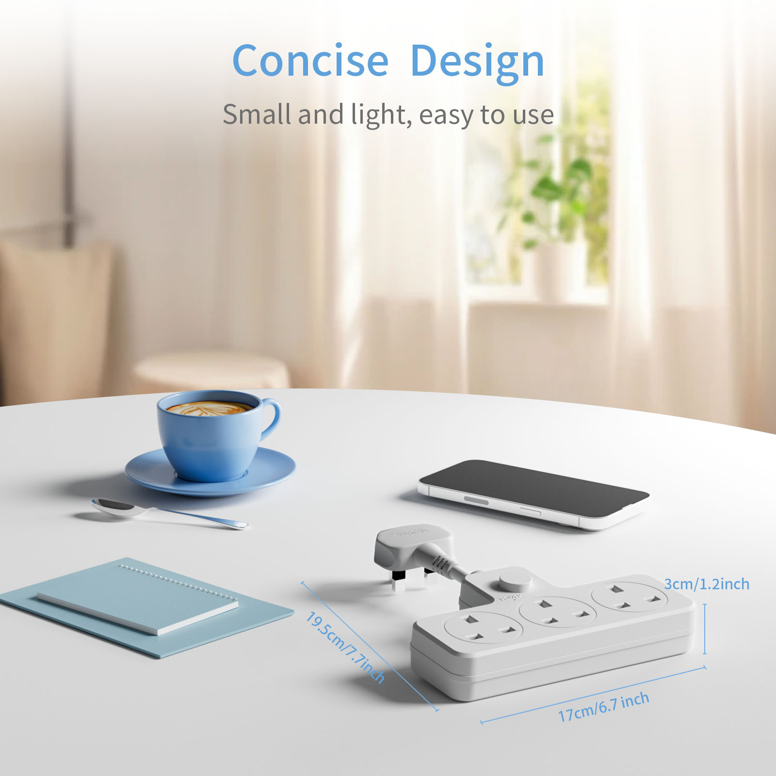 UK Power Plug Wall Outlet 13A  - đánh giá và giá Power Strip Desk