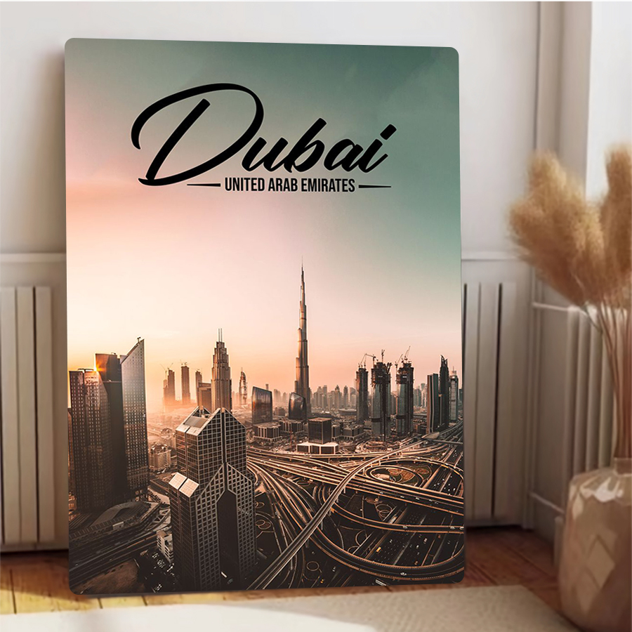 Dubai Cityscape Metal Wall Art - đánh giá và giá Home Office Dubai