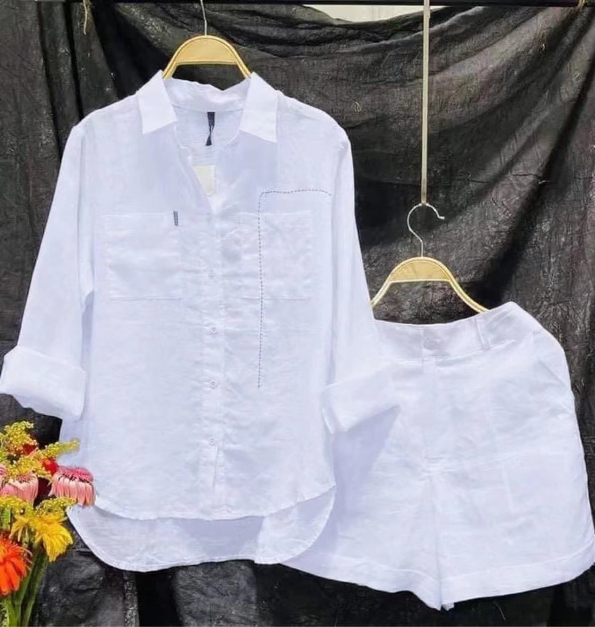 Fashion White Long Sleeve Shir - đánh giá và giá Home Office For Two