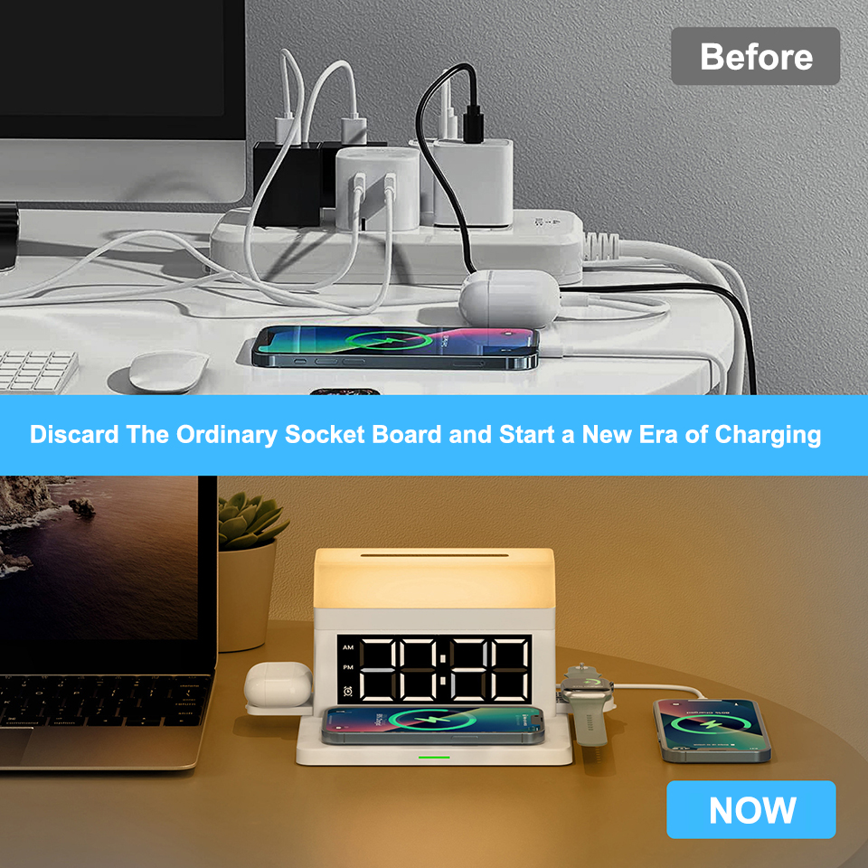 Desk Digital Alarm Clocks with - đánh giá và giá Led Desk Clock