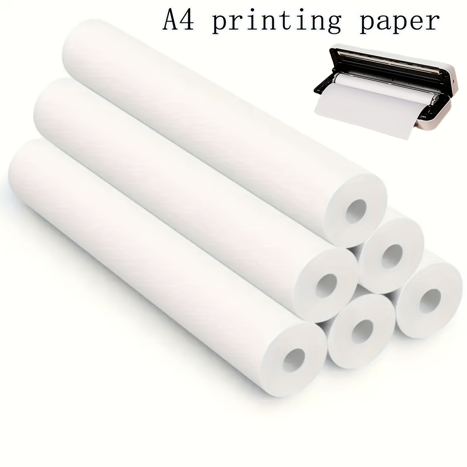 4/8 Rolls A4 Quick-Dry Thermal - đánh giá và giá Home Office Printer