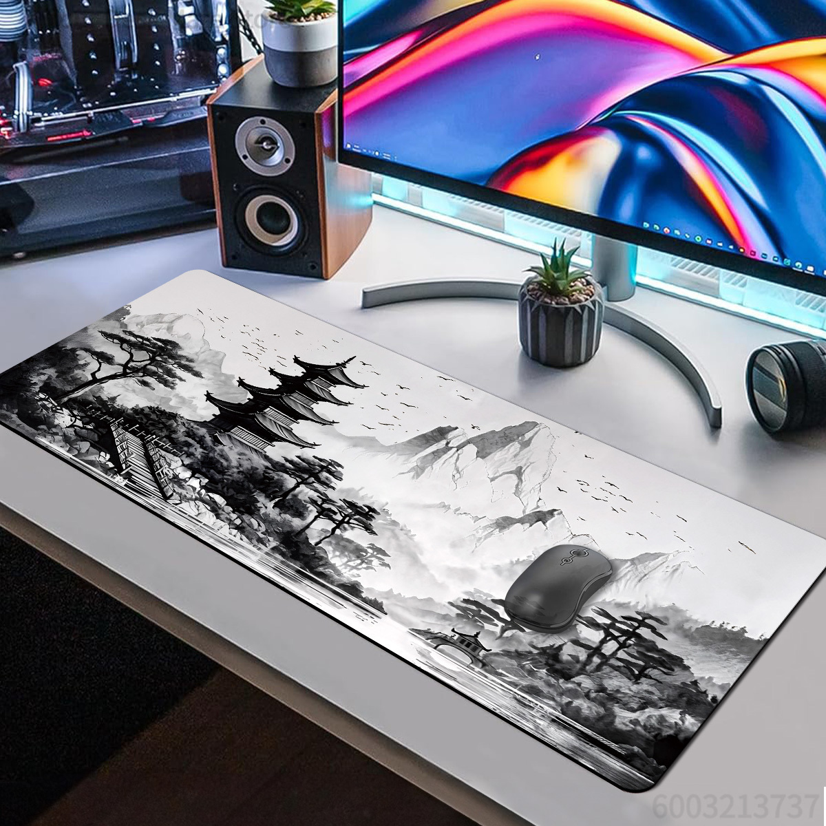 Ink Wash Mountain Landscape De - đánh giá và giá Mousepad Xl Extended