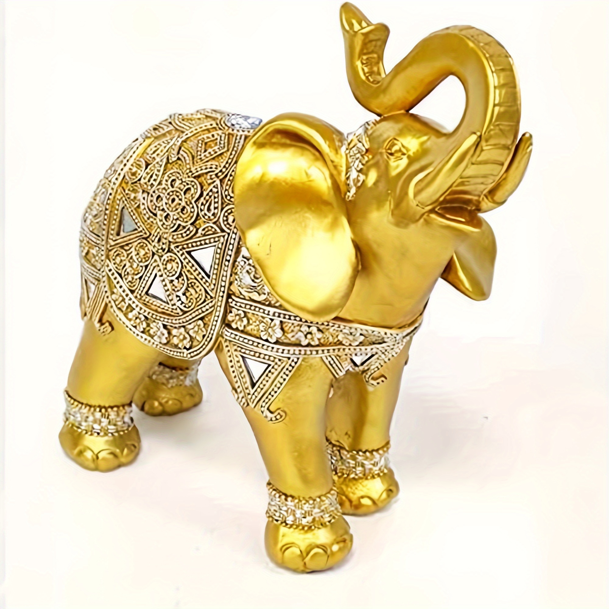 9 Inch Elephant Statue Figurin - đánh giá và giá Home Office In Living Room