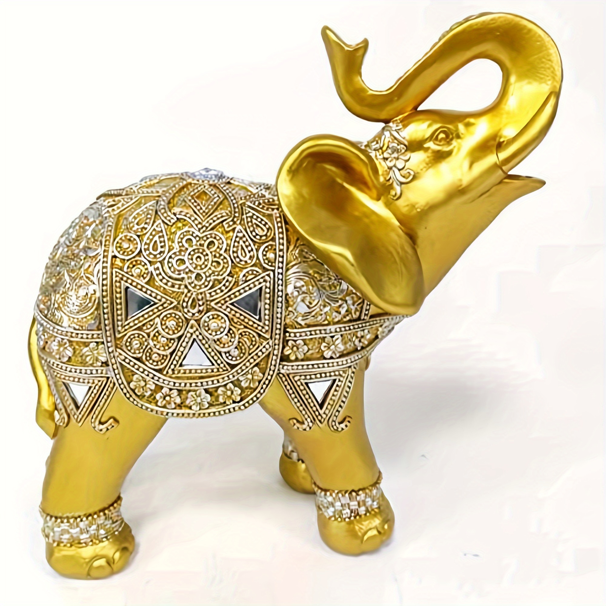 9 Inch Elephant Statue Figurin - đánh giá và giá Home Office In Living Room