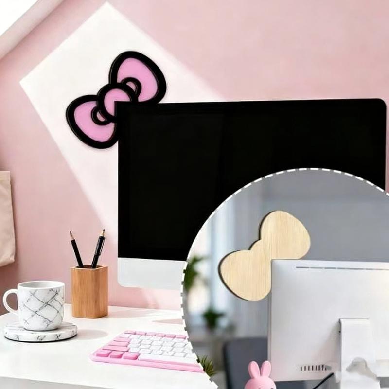 New 1/2Pcs Wooden Bowknot PC A - đánh giá và giá Home Office Programmer