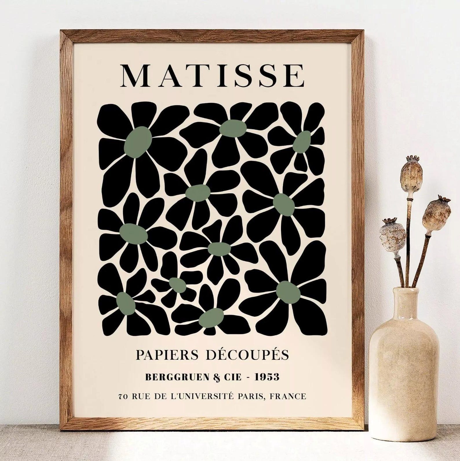 3pcs/set Retro Matisse Canvas  - đánh giá và giá Home Office Minimalist