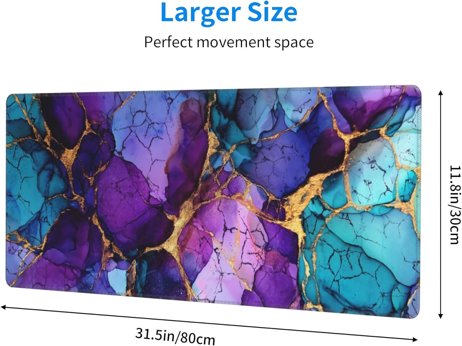 Marble-Themed Extended Gaming  - đánh giá và giá Mousepad Xl Extended