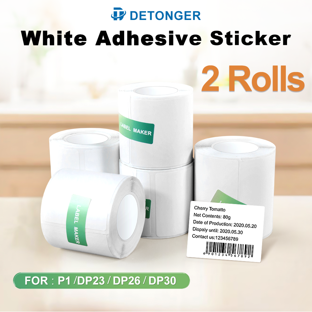 DETONGER 2 Rolls White Square  - đánh giá và giá Home Office Printer