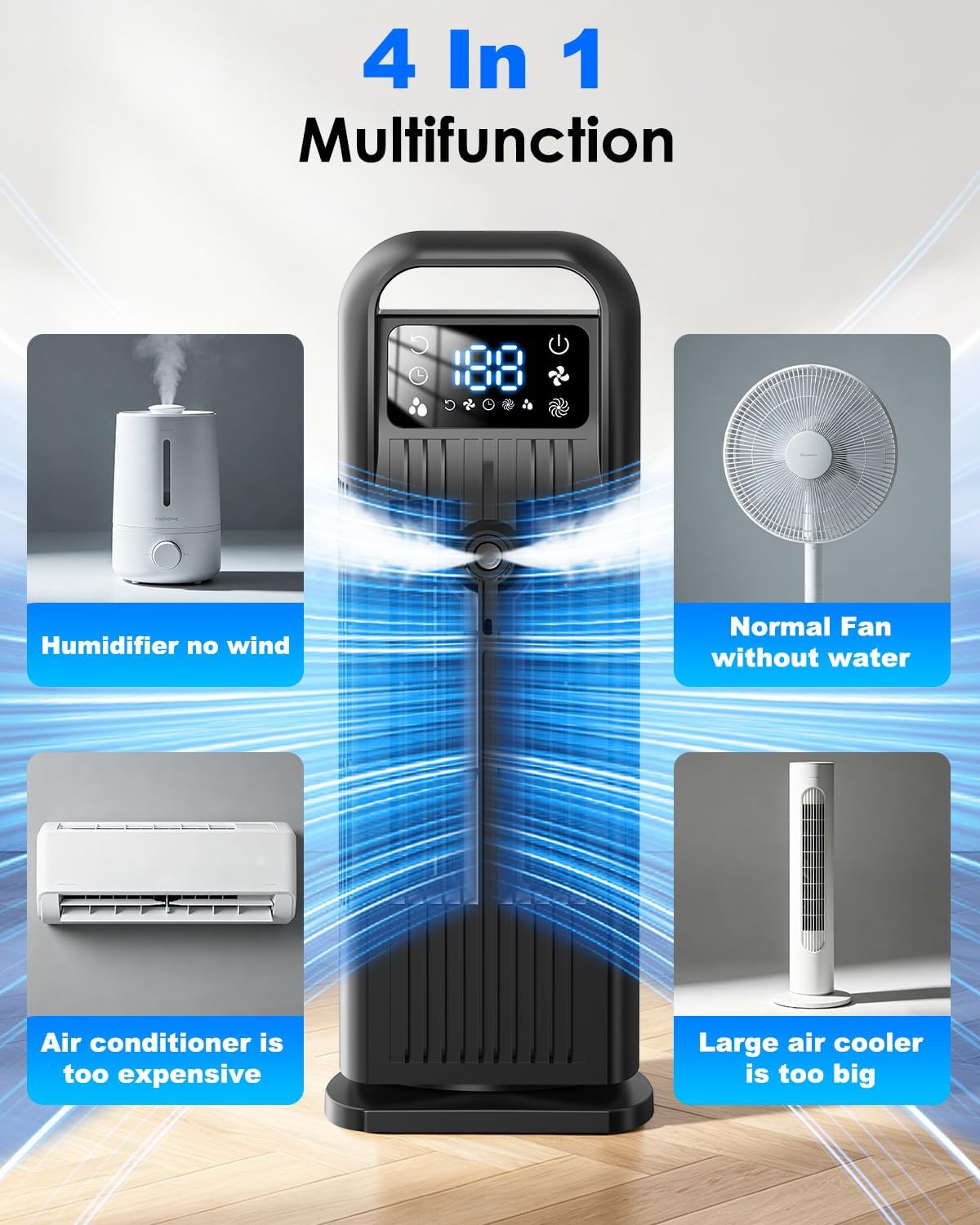 Portable Evaporative Air Coole - đánh giá và giá Home Office Hours