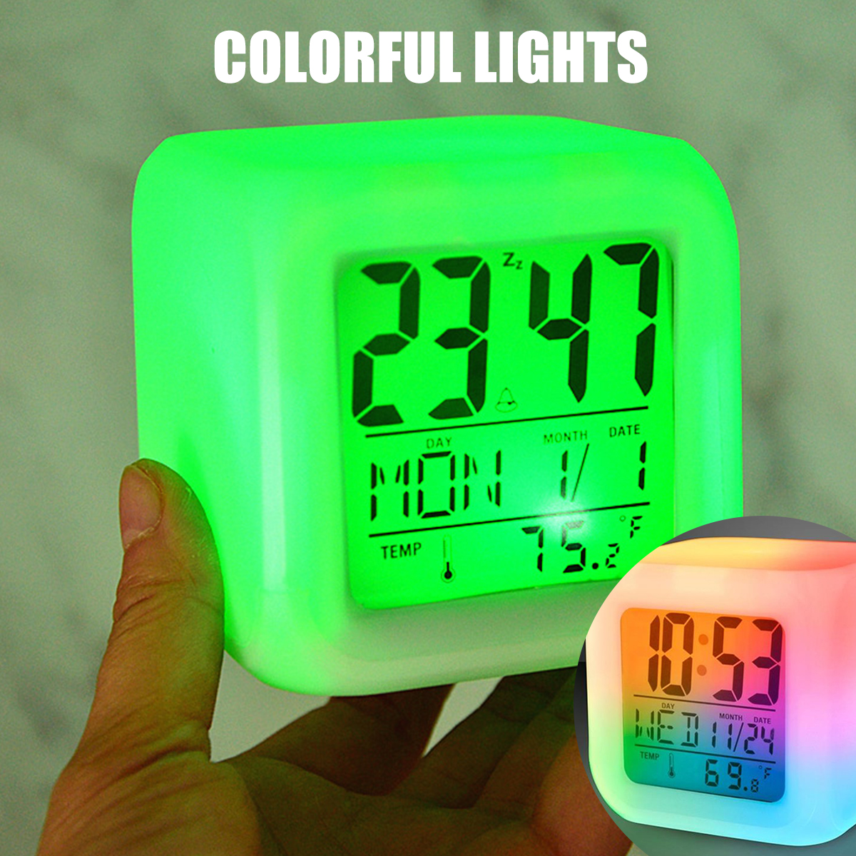 LED Digital Alarm Clock  Mini  - đánh giá và giá Led Desk Clock