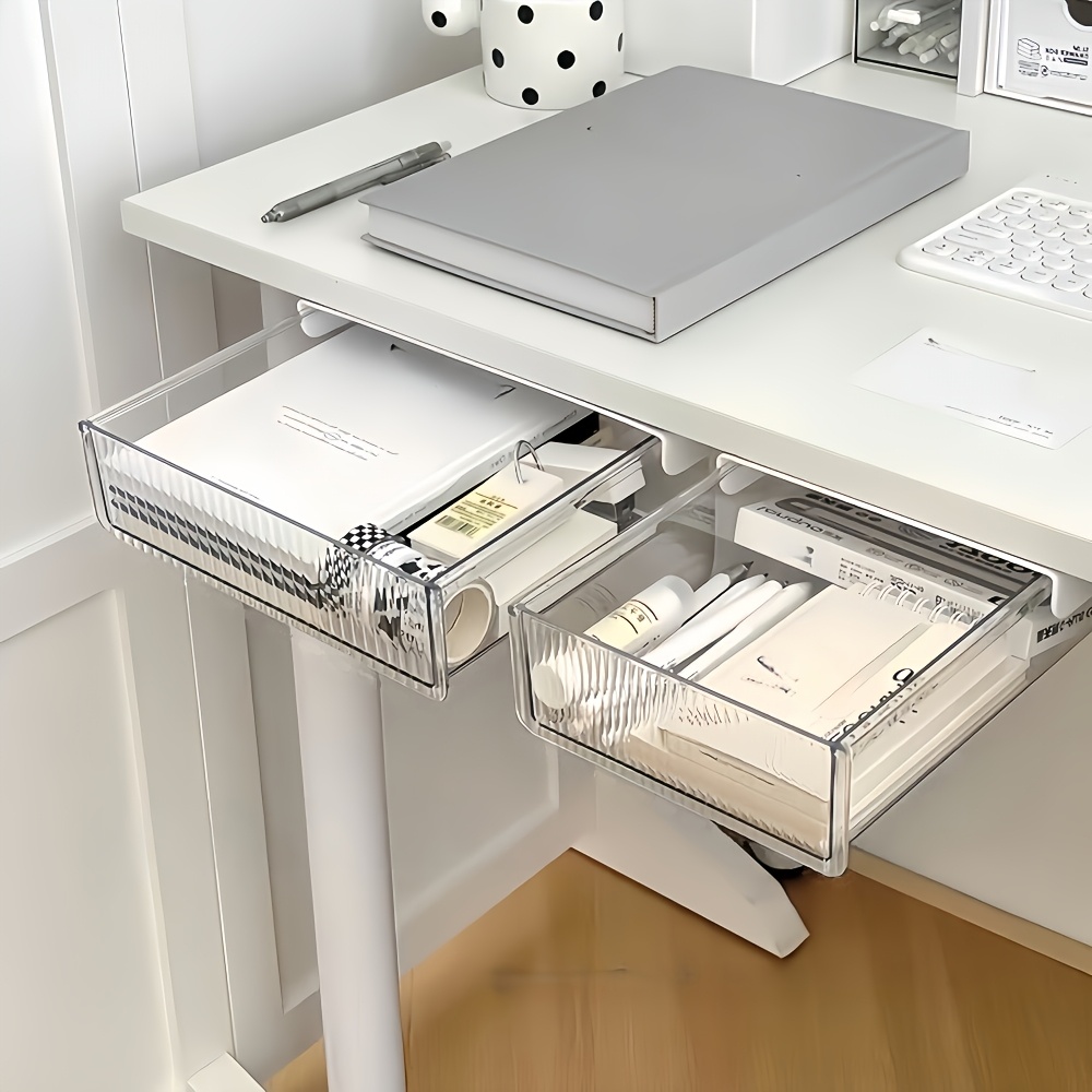 1pc Under Desk Clear Drawer Or - đánh giá và giá Home Office Programmer