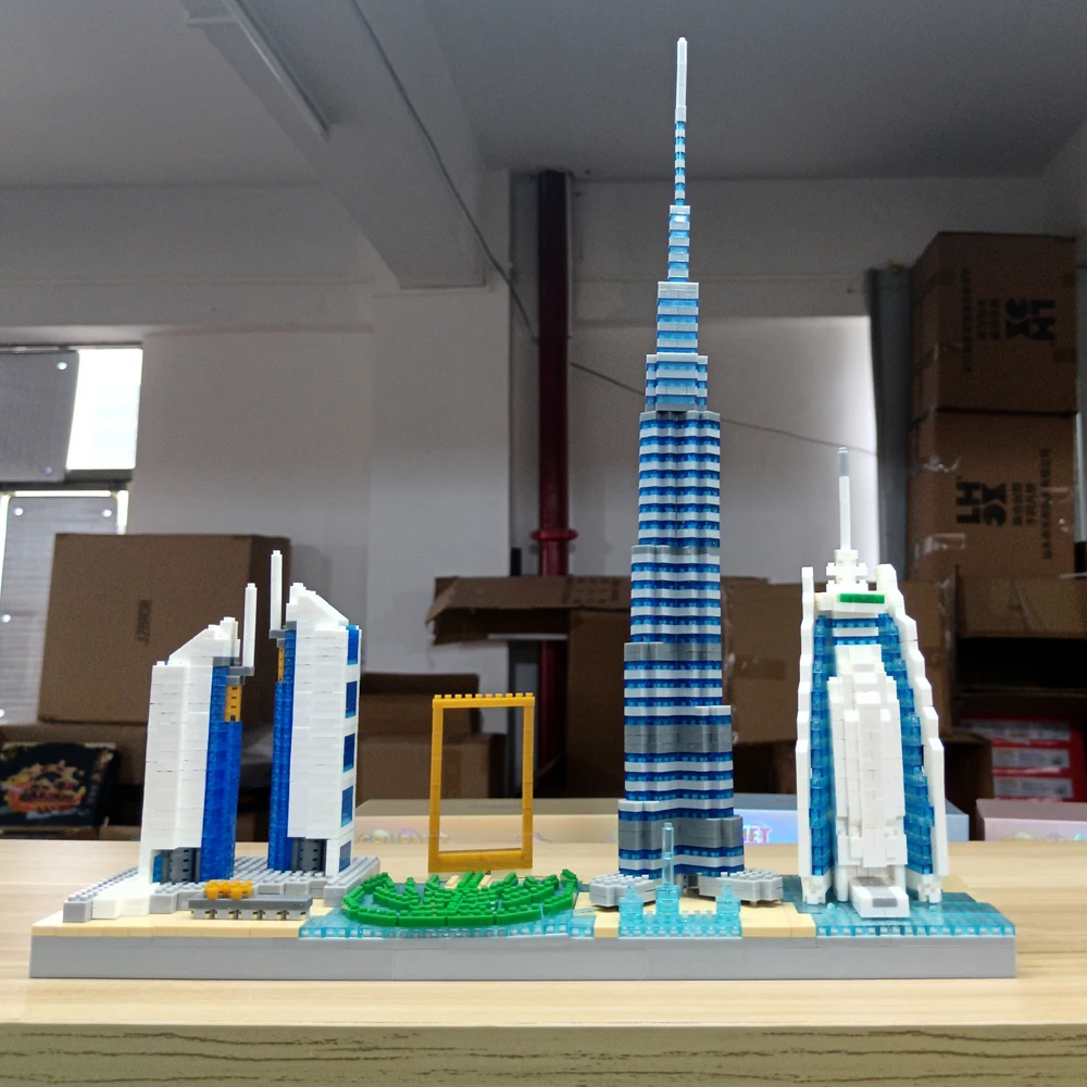 3D Dubai City Skyline Eiffel T - đánh giá và giá Home Office Dubai