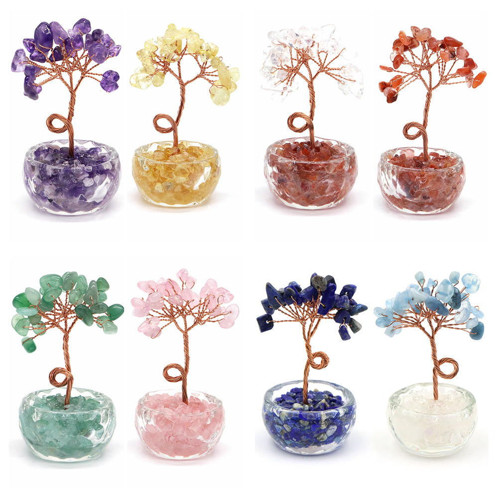 Natural Gemstone Crystal Lucky - đánh giá và giá Home Office In Living Room