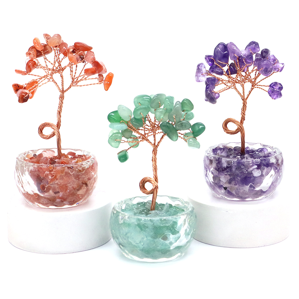 Natural Gemstone Crystal Lucky - đánh giá và giá Home Office In Living Room
