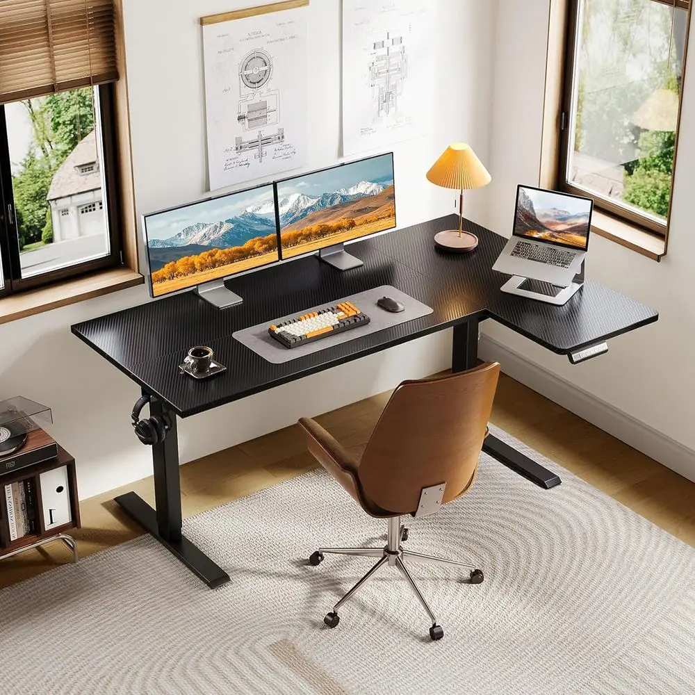 Electric L Shaped Standing Des - đánh giá và giá Standing Desk Electric